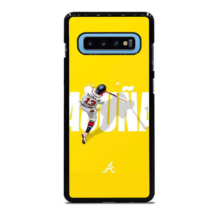 RONALD ACUNA JR ATLANTA BRAVES 13 Samsung Galaxy S10 Plus Case Cover