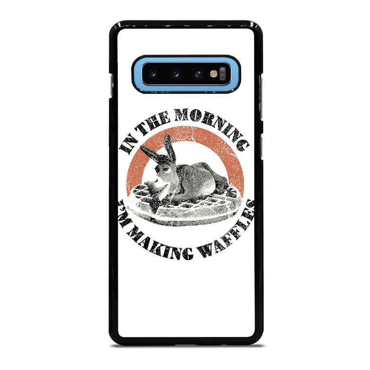 SHREK DONKEY MAKING WAFFLES Samsung Galaxy S10 Plus Case Cover