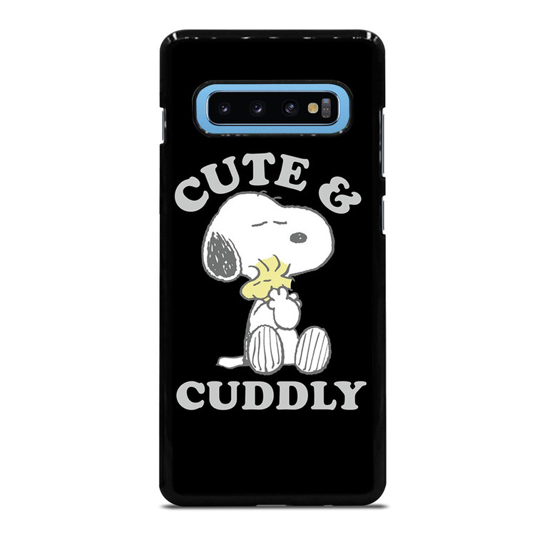 SNOOPY THE PEANUTS CUTE AND CUDDLY Samsung Galaxy S10 Plus Case Cover