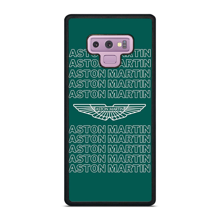 ASTON CAR LOGO GREEN Samsung Galaxy Note 9 Case Cover
