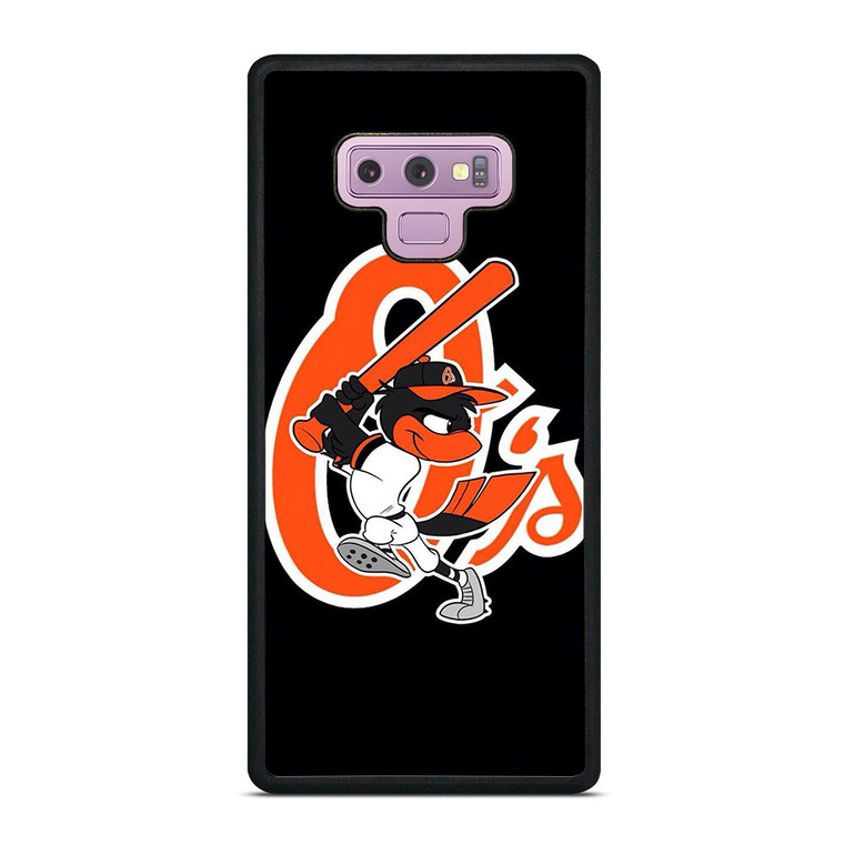 BALTIMORE ORIOLES LOGO BASEBALL TEAM MASCOT Samsung Galaxy Note 9 Case Cover