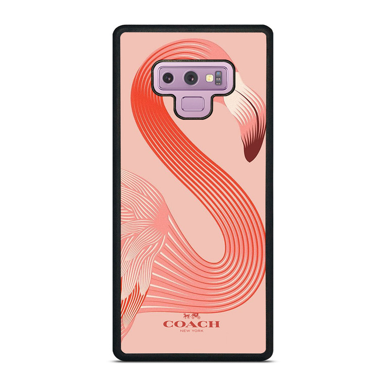 COACH NEW YORK LOGO FLAMINGO ICON Samsung Galaxy Note 9 Case Cover