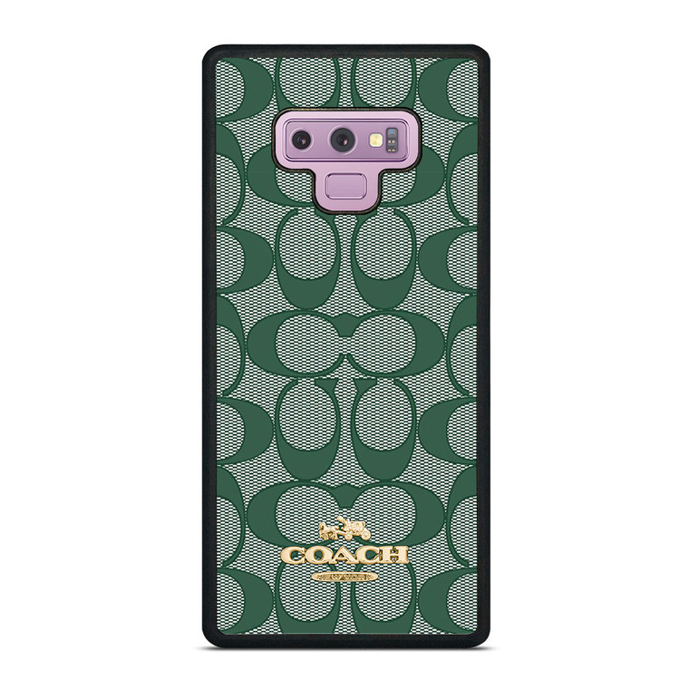 COACH NEW YORK LOGO GREEN ICONS Samsung Galaxy Note 9 Case Cover