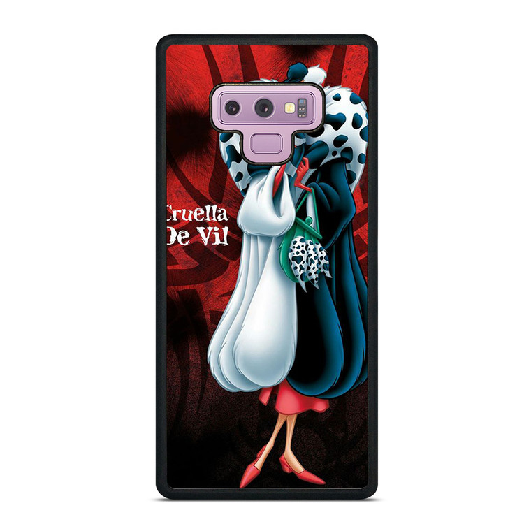 CRUELLA DE VIL DISNEY VILLAIN Samsung Galaxy Note 9 Case Cover