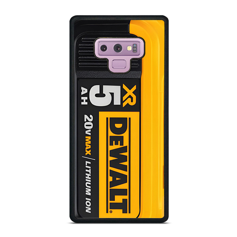 DEWALT TOOL BATTERY MAX XR 5AH Samsung Galaxy Note 9 Case Cover