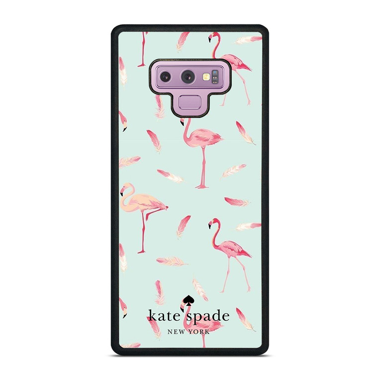 KATE SPADE NEW YORK LOGO FLAMINGOS Samsung Galaxy Note 9 Case Cover