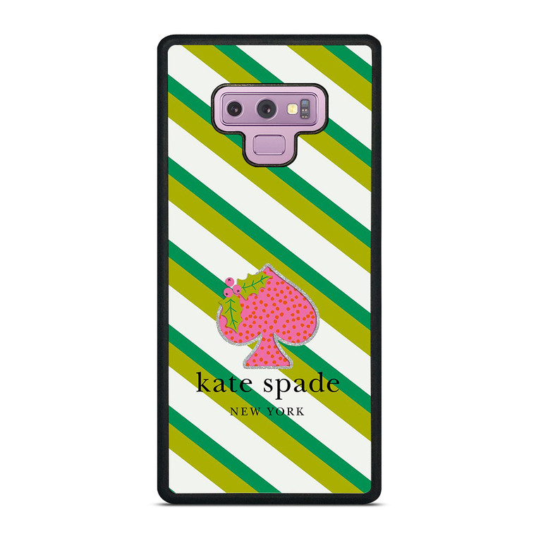 KATE SPADE NEW YORK LOGO FRUITY GREEN Samsung Galaxy Note 9 Case Cover