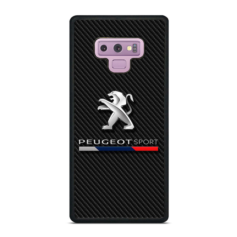 PEUGEOT SPORT CAR CARBON LOGO Samsung Galaxy Note 9 Case Cover