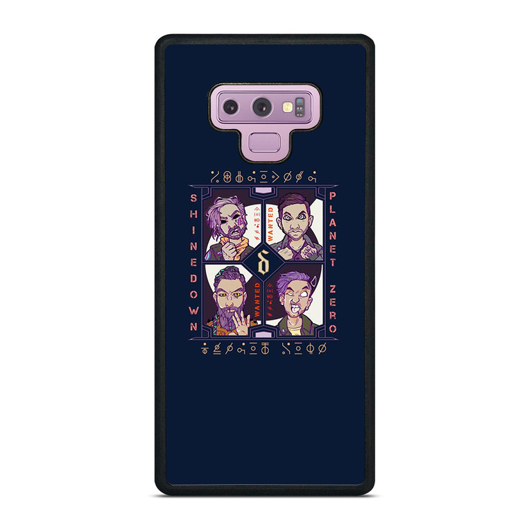 SHINEDOWN BAND PLANET ZERO Samsung Galaxy Note 9 Case Cover