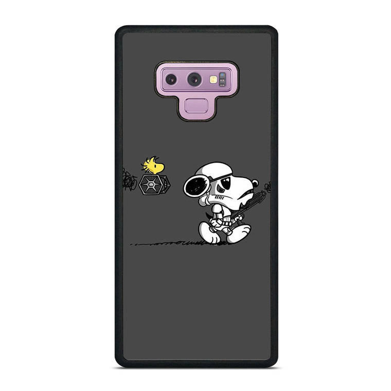 SNOOPY AND WOODSTOCK THE PEANUTS STAR WARS Samsung Galaxy Note 9 Case Cover