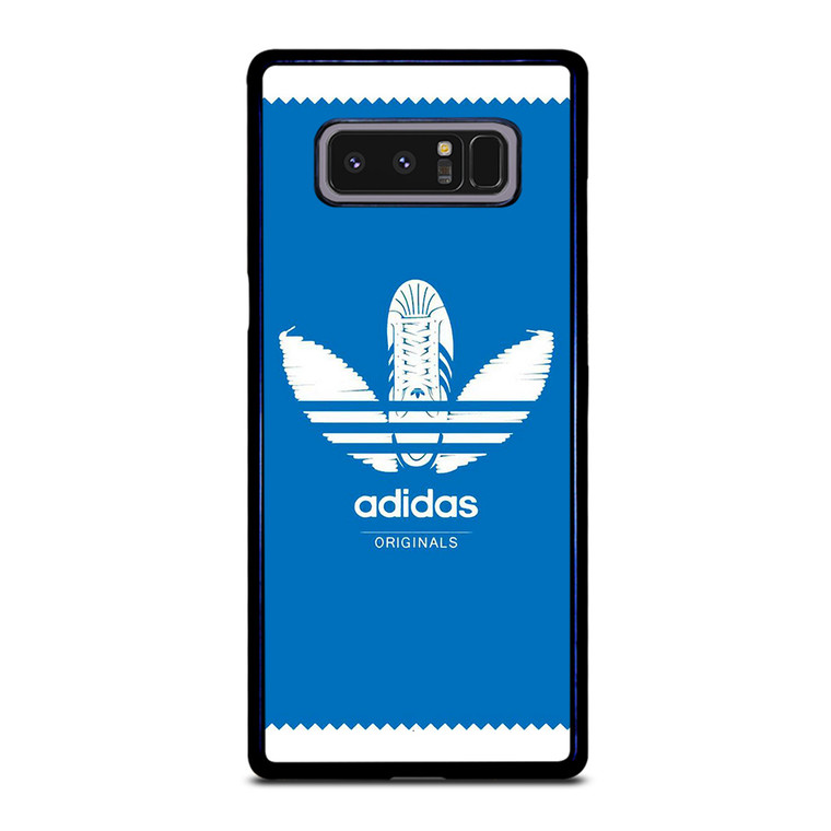 ADIDAS LOGO SHOES BLUE ORIGINALS Samsung Galaxy Note 8 Case Cover
