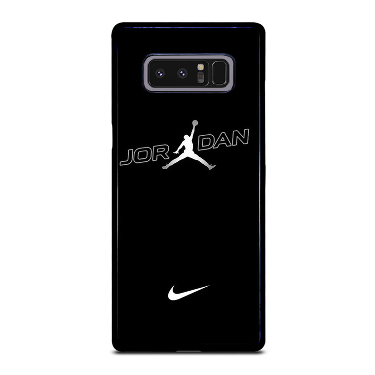 AIR JORDAN NIKE BLACK WHITE Samsung Galaxy Note 8 Case Cover