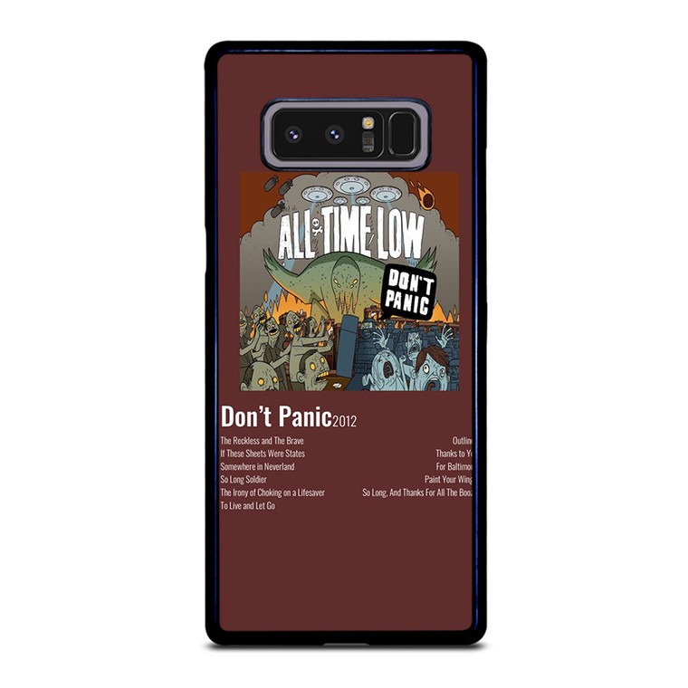 ALL TIME LOW DON'T PANIC 2012 Samsung Galaxy Note 8 Case Cover ALL TIME LOW DON'T PANIC 2012 Samsung Galaxy Note 8 Case Cover