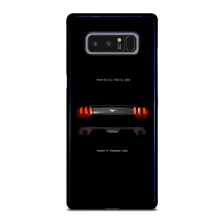 FORD MUSTANG CAR BACKLIGHT Samsung Galaxy Note 8 Case Cover