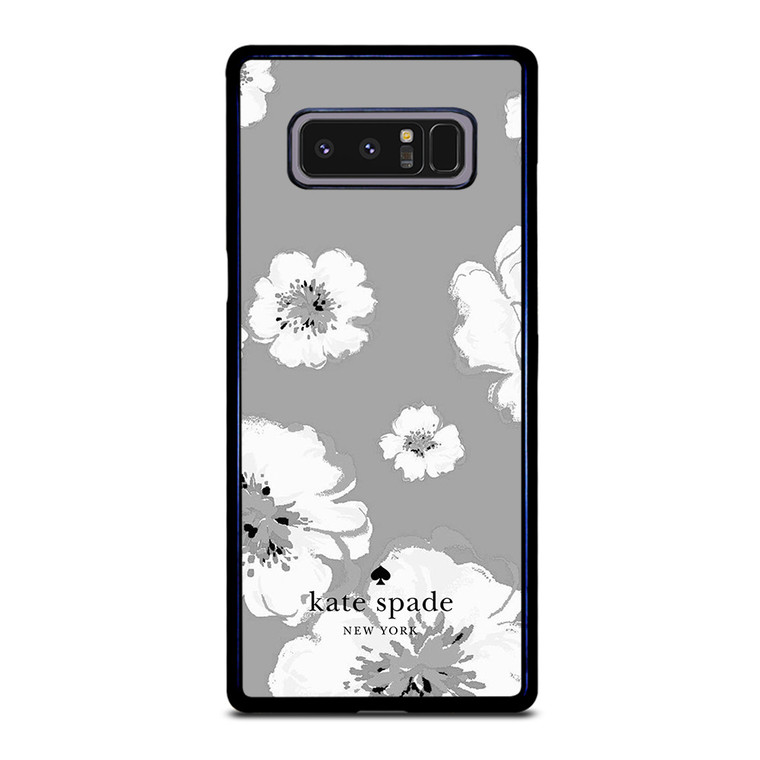 KATE SPADE NEW YORK LOGO FLORAL GRAY Samsung Galaxy Note 8 Case Cover