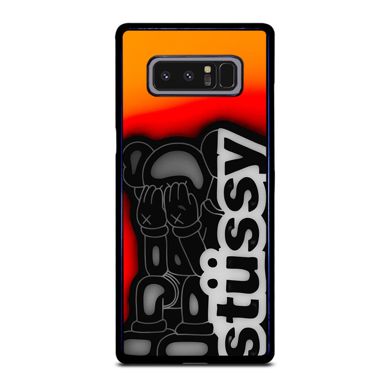KAWS STUSSY Samsung Galaxy Note 8 Case Cover