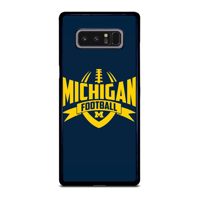 MICHIGAN WOLVERINES LOGO UNIVERSITY FOOTBALL ICON Samsung Galaxy Note 8 Case Cover
