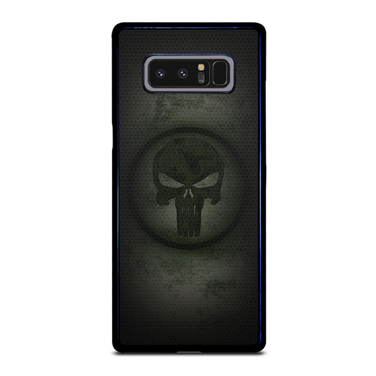 PUNISHER LOGO METAL CARBON Samsung Galaxy Note 8 Case Cover