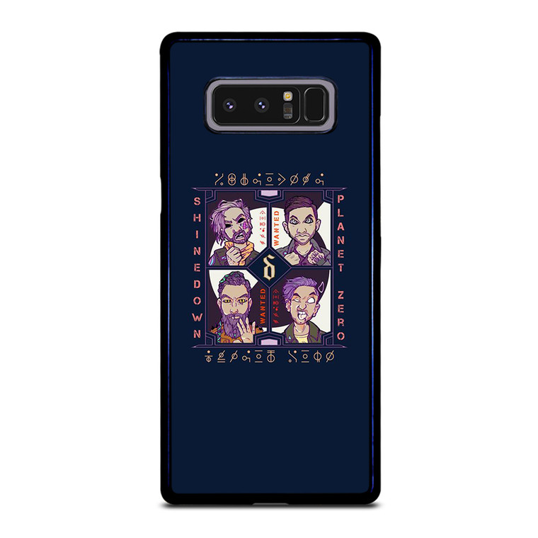 SHINEDOWN BAND PLANET ZERO Samsung Galaxy Note 8 Case Cover