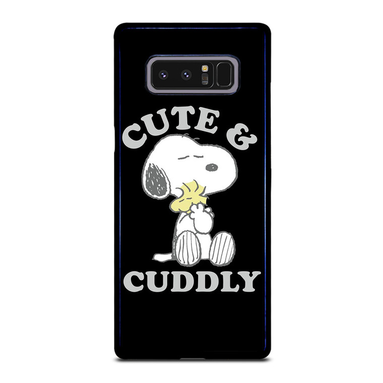 SNOOPY THE PEANUTS CUTE AND CUDDLY Samsung Galaxy Note 8 Case Cover