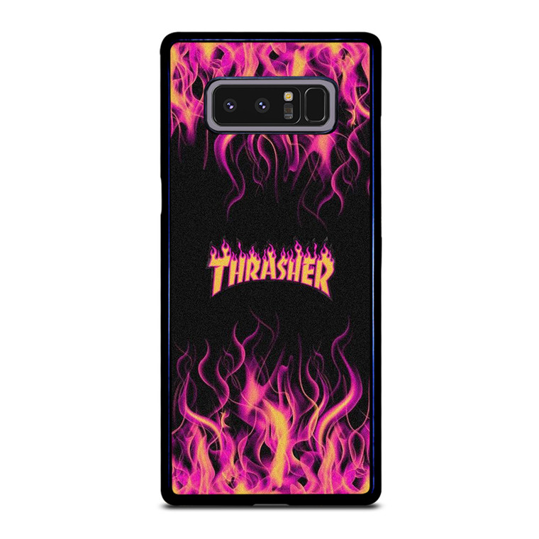 THRASHER FLAME SKATEBOARD MAGAZINE Samsung Galaxy Note 8 Case Cover