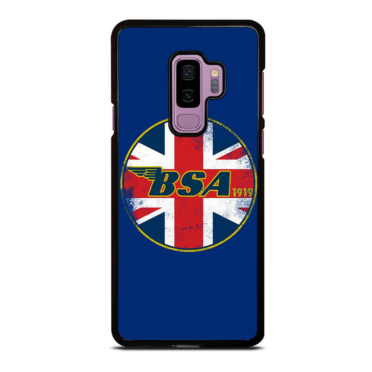 BSA MOTORCYCLE LOGO 1919 UNION JACK Samsung Galaxy S9 Plus Case Cover