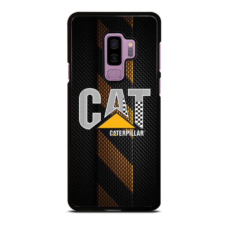 CATERPILLAR TRACTOR LOGO YELLOW METAL TRIPE Samsung Galaxy S9 Plus Case Cover