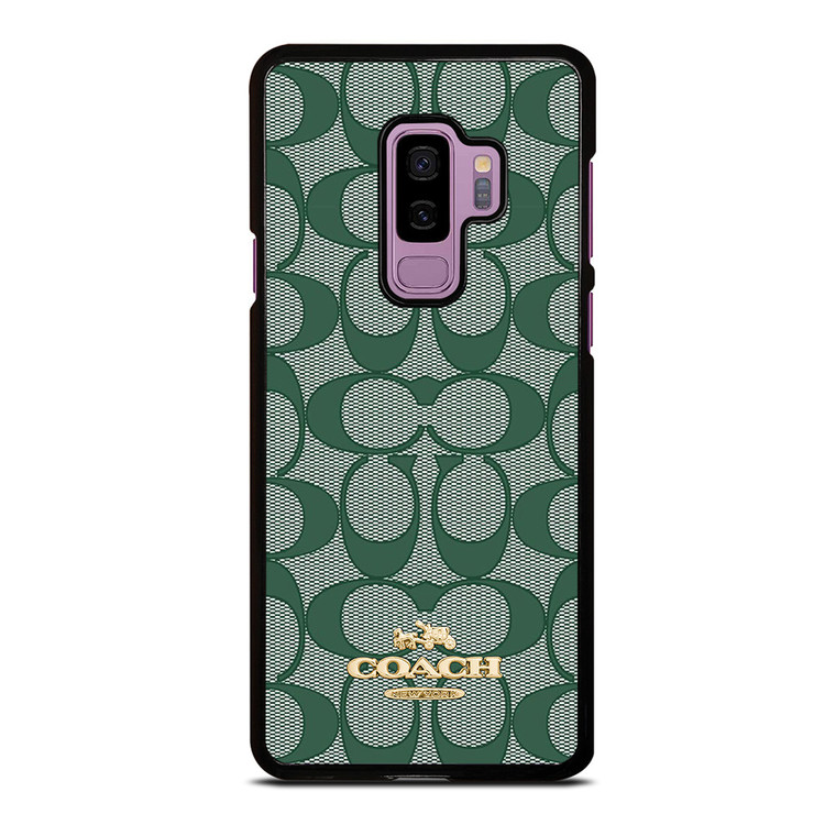COACH NEW YORK LOGO GREEN ICONS Samsung Galaxy S9 Plus Case Cover