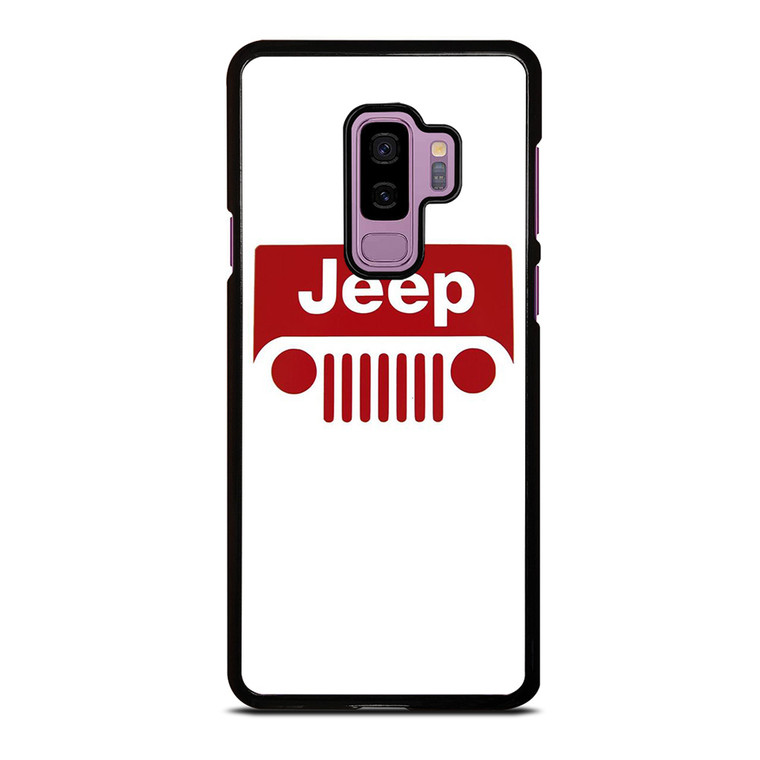 JEEP CAR LOGO RED Samsung Galaxy S9 Plus Case Cover