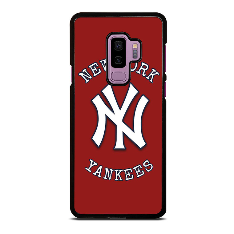 NEW YORK YANKEES BASEBALL LOGO RED Samsung Galaxy S9 Plus Case Cover