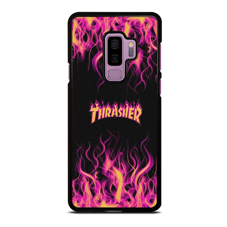 THRASHER FLAME SKATEBOARD MAGAZINE Samsung Galaxy S9 Plus Case Cover