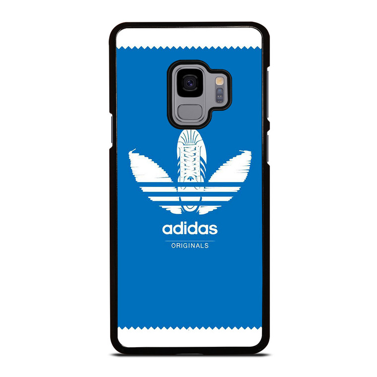 ADIDAS LOGO SHOES BLUE ORIGINALS Samsung Galaxy S9 Case Cover