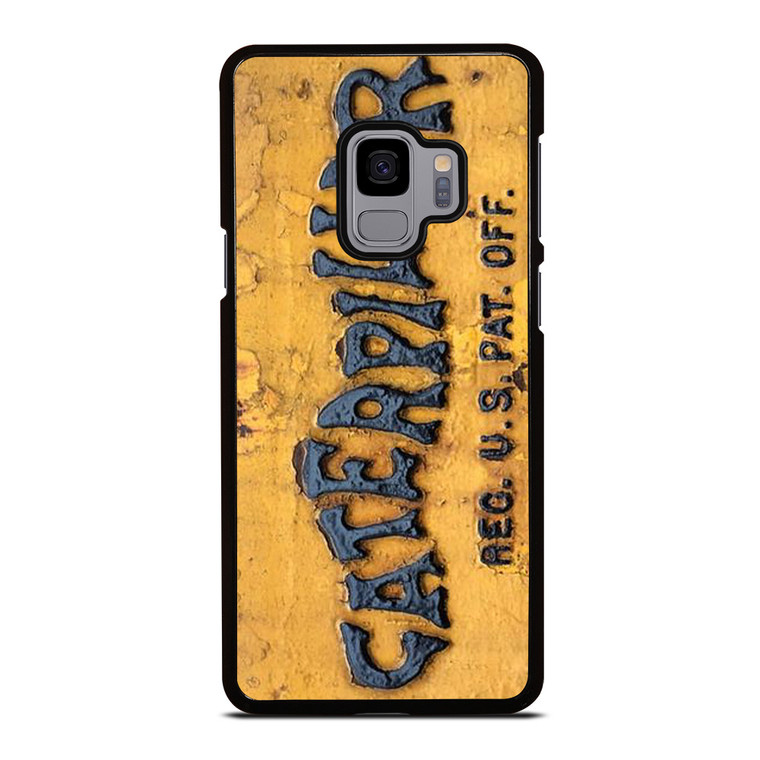 CATERPILLAR TRACTOR LOGO RUSTY EMBLEM Samsung Galaxy S9 Case Cover
