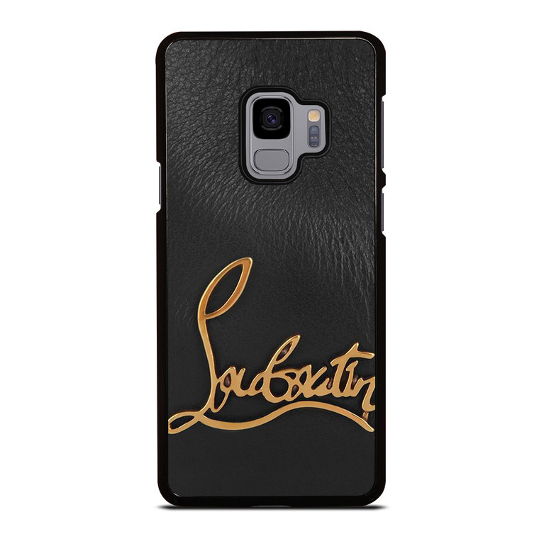 CHRISTIAN LOUBOUTIN LOGO LEATHER Samsung Galaxy S9 Case Cover