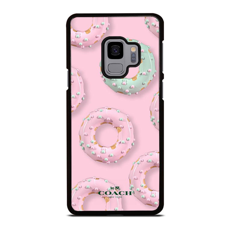 COACH NEW YORK LOGO DONUTS ICON Samsung Galaxy S9 Case Cover