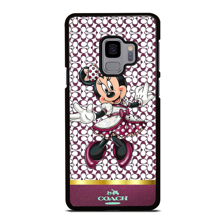 COACH NEW YORK LOGO MINNIE MOUSE DISNEY Samsung Galaxy S9 Case Cover