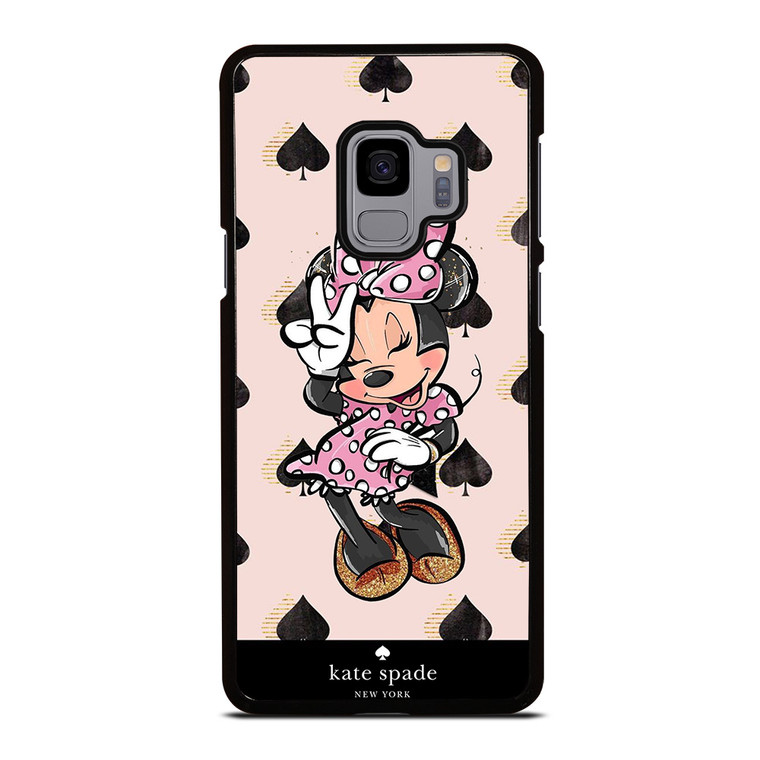 KATE SPADE NEW YORK LOGO MINNIE MOUSE DISNEY Samsung Galaxy S9 Case Cover