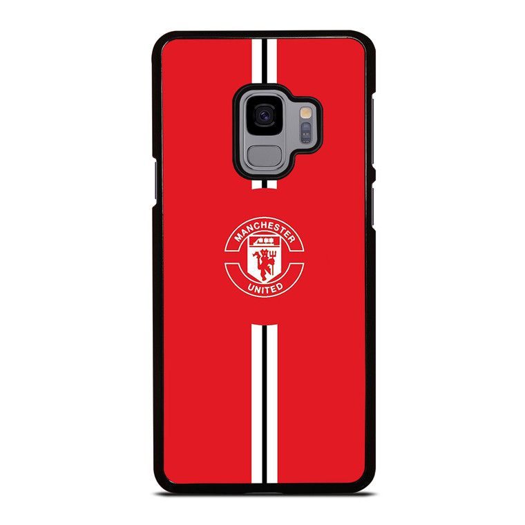 MANCHESTER UNITED FC LOGO FOOTBALL CLUB RED DEVILS ICON Samsung Galaxy S9 Case Cover