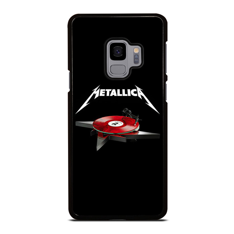 METALLICA BAND LOGO TURNTABLE Samsung Galaxy S9 Case Cover