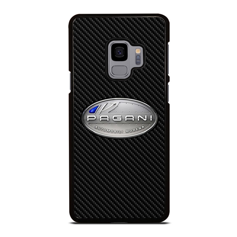 PAGANI CAR LOGO CARBON Samsung Galaxy S9 Case Cover PAGANI CAR LOGO CARBON Samsung Galaxy S9 Case Cover