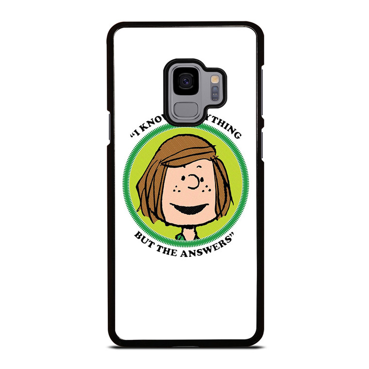 PEPPERMINT PATTY THE PEANUTS Samsung Galaxy S9 Case Cover