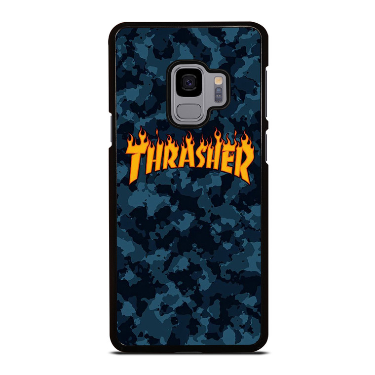 THRASHER SKATEBOARD CAMO BLUE Samsung Galaxy S9 Case Cover