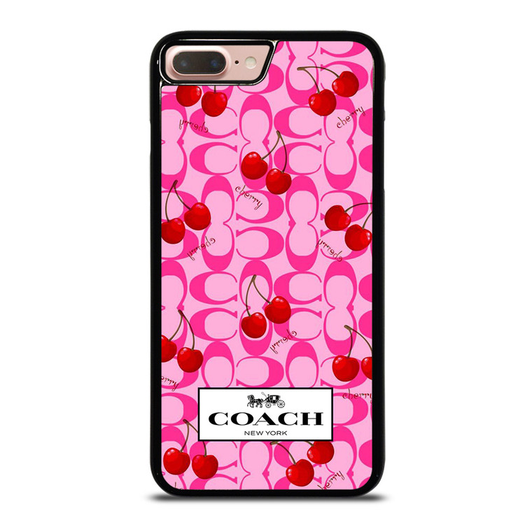 COACH NEW YORK LOGO CHERRY ICON iPhone 7 / 8 Plus Case Cover COACH NEW YORK LOGO CHERRY ICON iPhone 7 / 8 Plus Case Cover