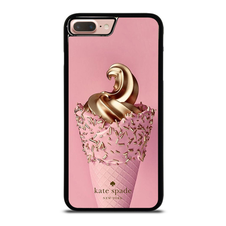 KATE SPADE NEW YORK LOGO GOLDEN ICE CREAM iPhone 7 / 8 Plus Case Cover