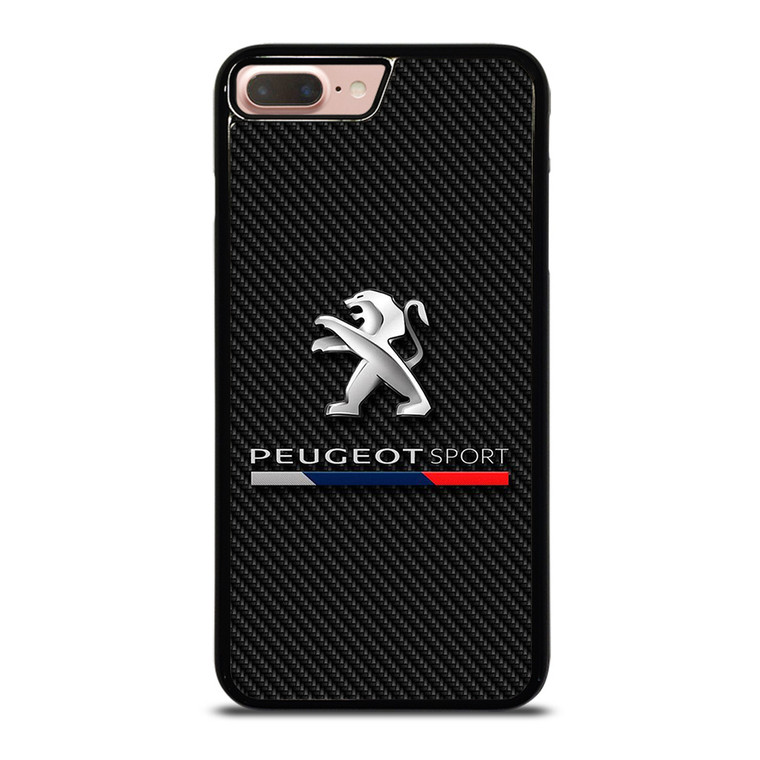 PEUGEOT SPORT CAR CARBON LOGO iPhone 7 / 8 Plus Case Cover