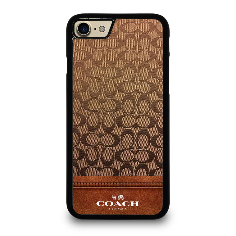 COACH NEW YORK ICON BROWN LOGO iPhone 7 / 8 Case Cover