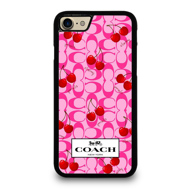 COACH NEW YORK LOGO CHERRY ICON iPhone 7 / 8 Case Cover