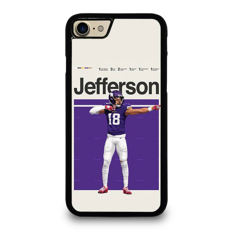 JUSTIN JEFFERSON NFL MINNESOTA VIKINGS iPhone 7 / 8 Case Cover