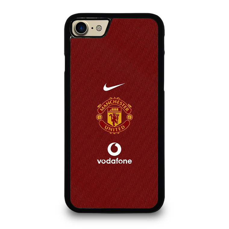 MANCHESTER UNITED FC LOGO FOOTBALL VODAFONE JERSEY iPhone 7 / 8 Case Cover