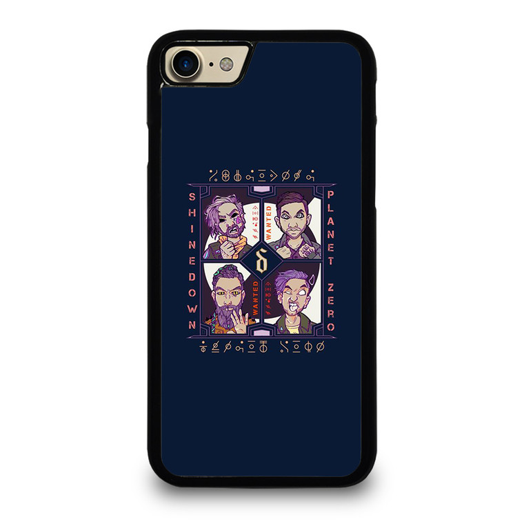 SHINEDOWN BAND PLANET ZERO iPhone 7 / 8 Case Cover SHINEDOWN BAND PLANET ZERO iPhone 7 / 8 Case Cover